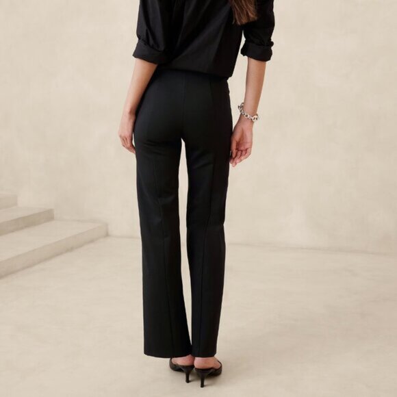 Banana Republic Straight Everywhere Ponte Pant size M Black - Picture 4 of 6